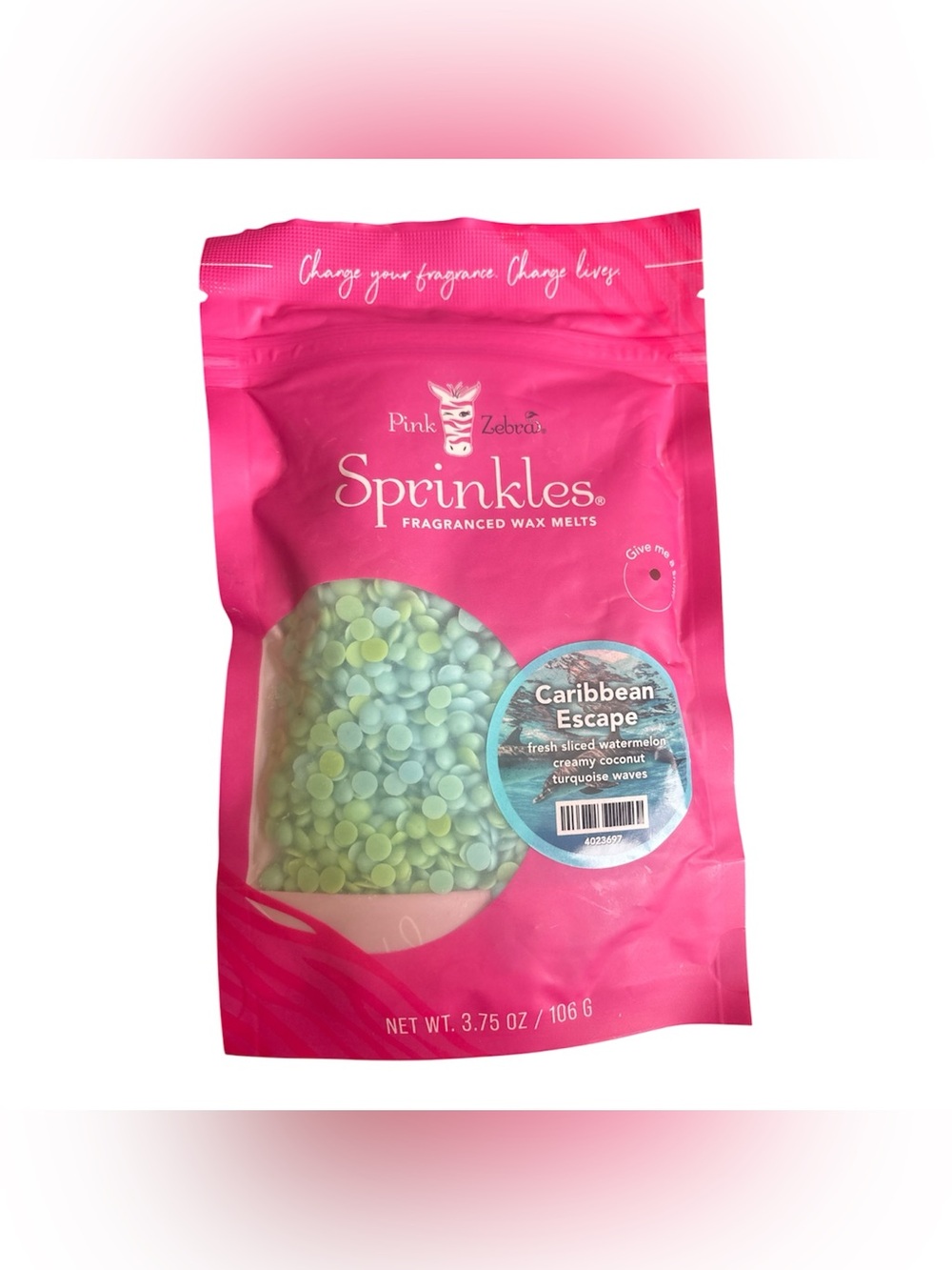Pink Zebra Caribbean Escape Sprinkles